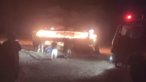 Afghanistan Bus Crash. Image courtesy: https://x.com/Ahmadmuttaqi01