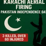Karachi Aerial Firing