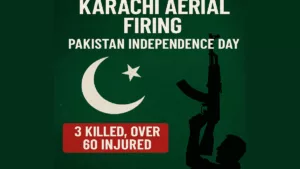 Karachi Aerial Firing