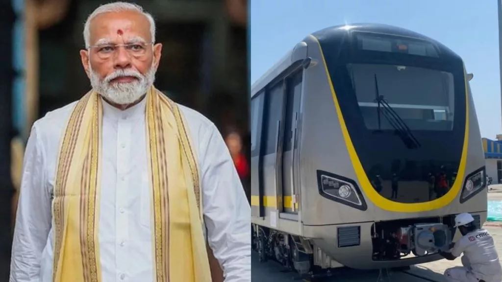 Narendra Modi Namma metro yellow line inauguration
